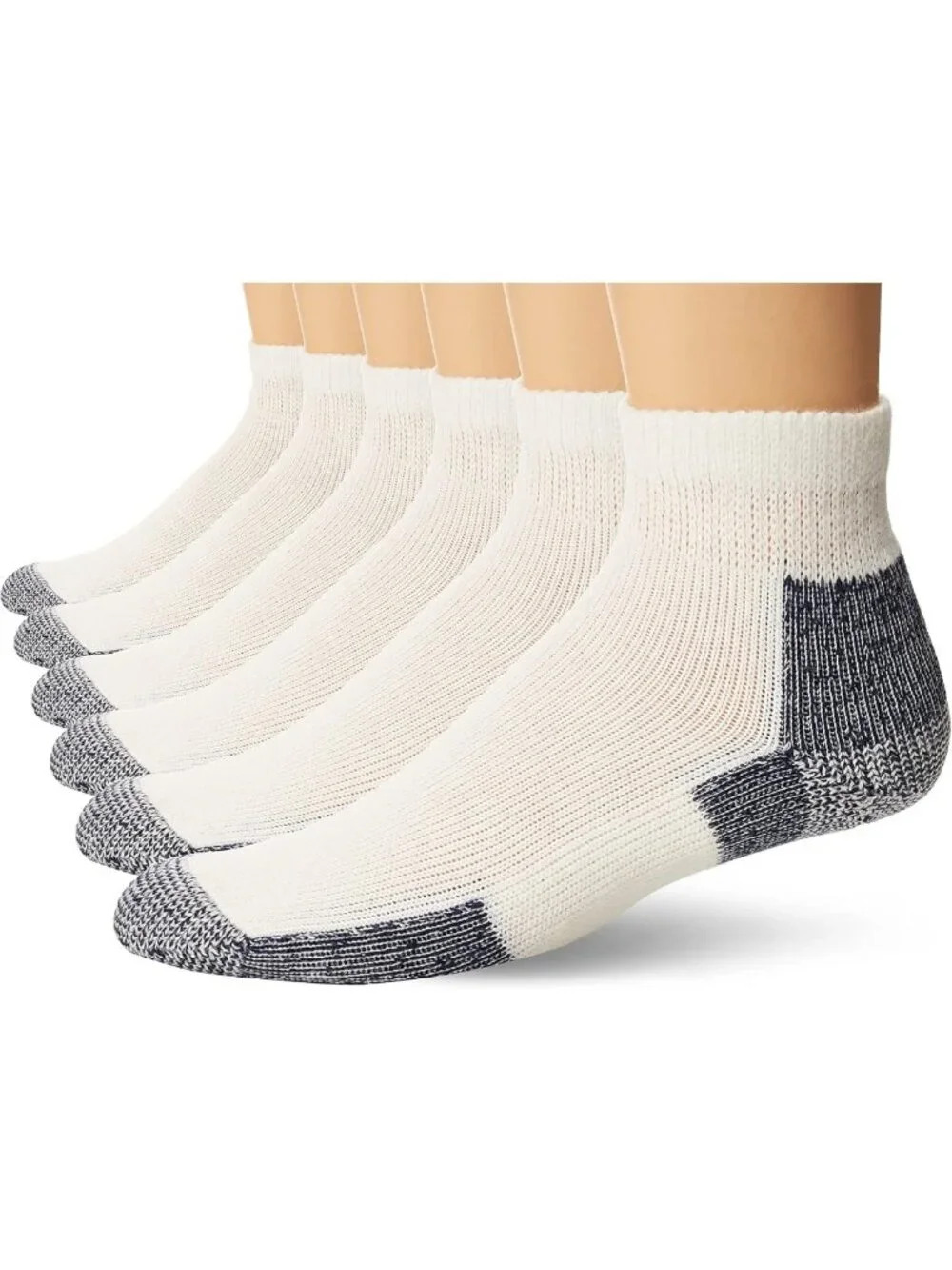 Comfortable Running Mini Crew Socks - Moisture-Wicking, Cushioned Support